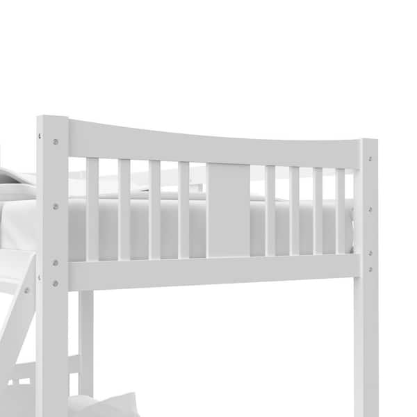 Storkcraft Caribou White Solid Hardwood Twin Bunk Daybed 09720-121