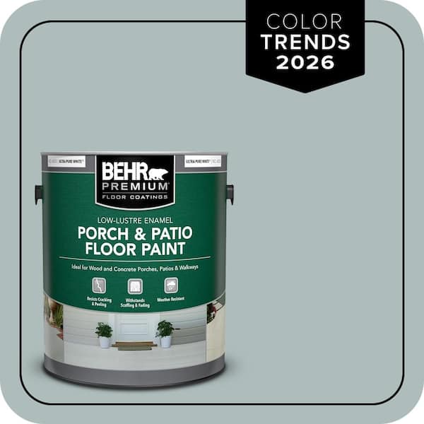 1 gal. Home Decorators Collection #HDC-CT-26 Watery Low-Lustre Enamel Interior/Exterior Porch and Patio Floor Paint
