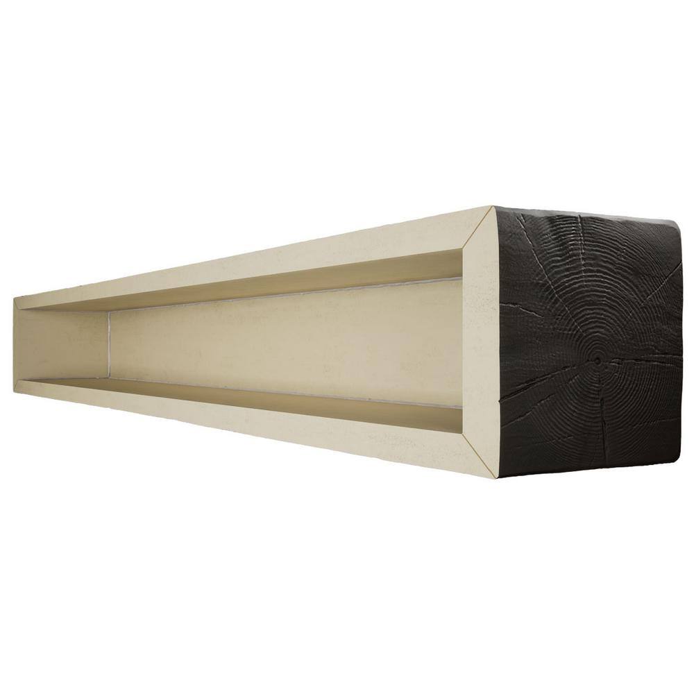 Premium Hickory 20-ft Knotty Pine Faux Wood U-Beam