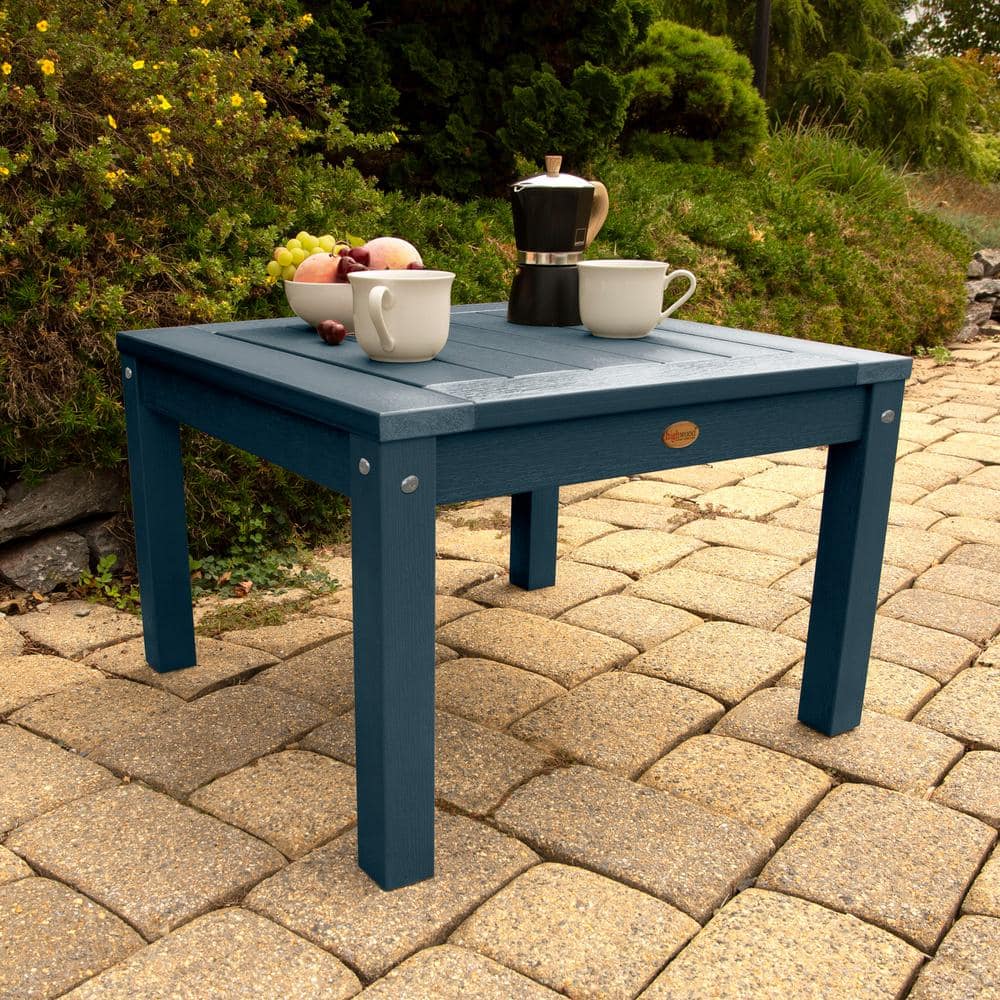 Federal Blue Adirondack 24" Side Table for Outdoor Relaxation