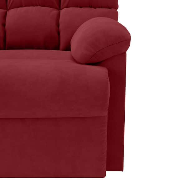 red wall hugger recliners