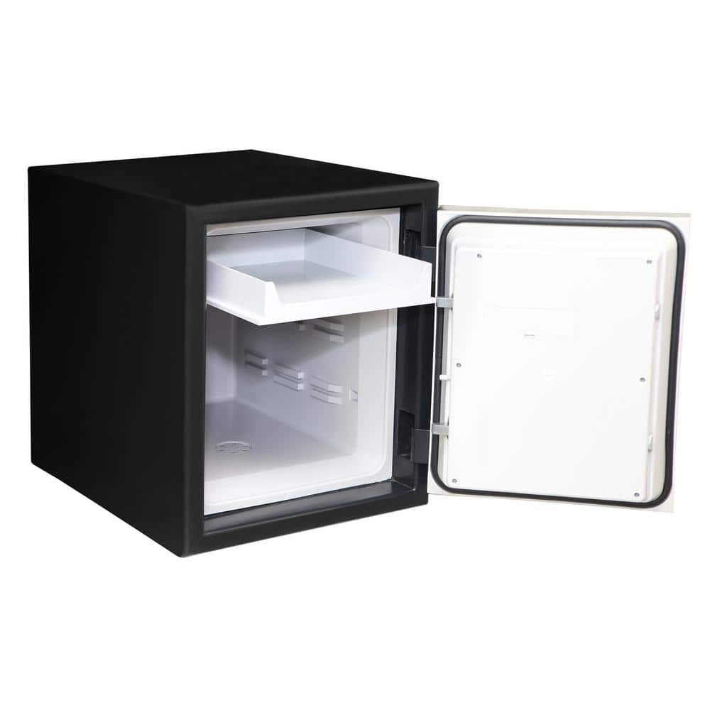 Black Medium Steel Fireproof Waterproof Digital Safe