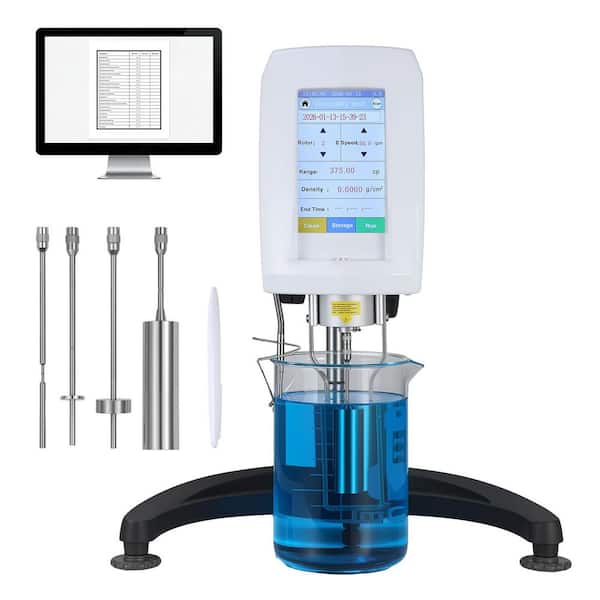 Digital Rotary Viscometer, 10-6,000,000 mPa. s(cP), ±2% Accuracy, 100-240V Digital Rotational Viscosity Meter