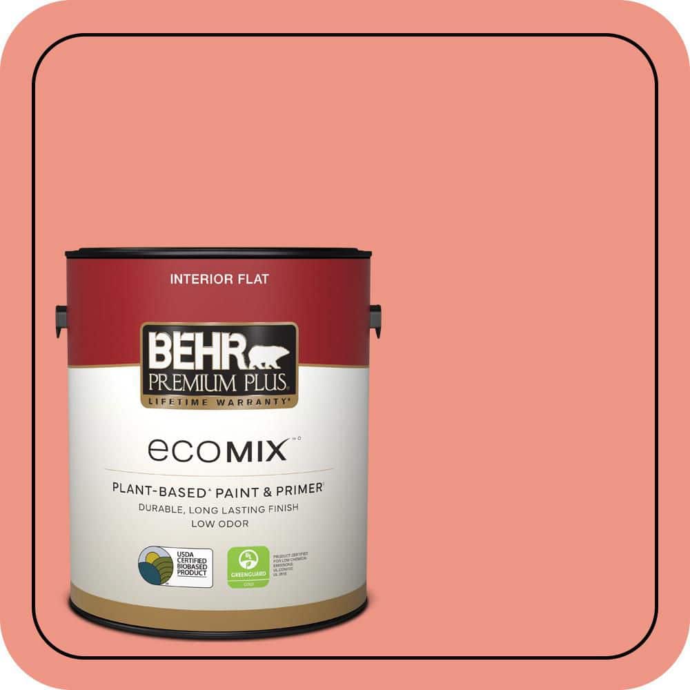 1 gal. #P180-4 Guava Jelly Flat EcoMix Plant-Based Interior Paint & Primer price history on PriceWatchPro