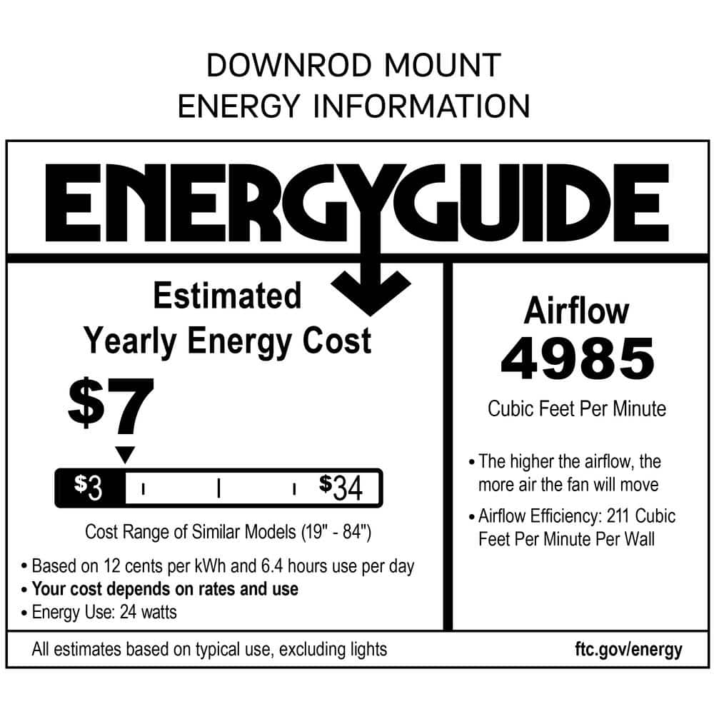 Aged Pewter 56" Aspen Energy-Efficient Ceiling Fan with Remote