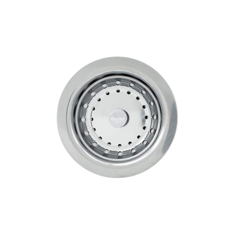 Stainless Steel Kitchen Sink Strainer with Polished Finish