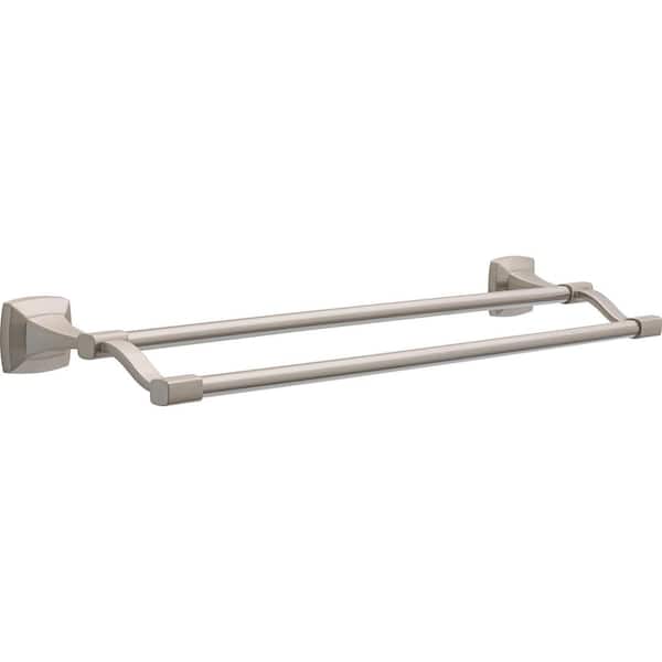 Delta Portwood 24 in. Wall Mount Double Towel Bar Bath Hardware Accessory in Brushed Nickel