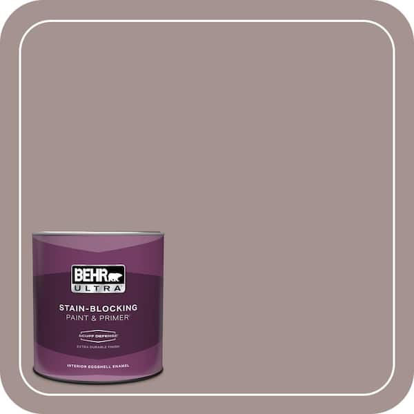 BEHR ULTRA 1 qt. #740B-4 Suede Leather Extra Durable Eggshell Enamel Interior Paint & Primer