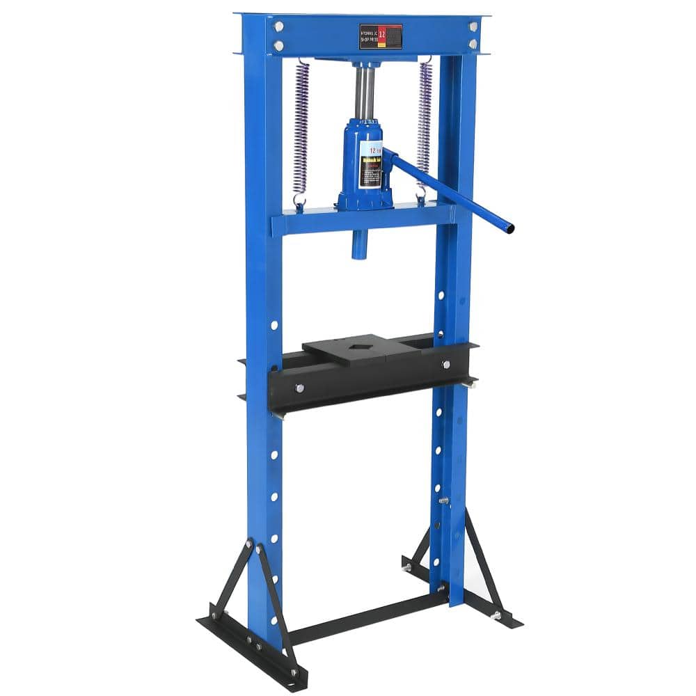 6 Ton Blue and Black H-Frame Hydraulic Shop Press with Adjustable Work Table, 2 Steel Plates for Metalworking, Bending price history on PriceWatchPro