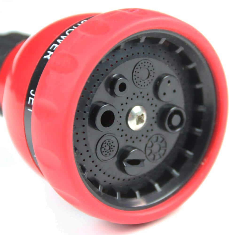 18-inch Black and Red Adjustable Spray Pattern Watering Wand