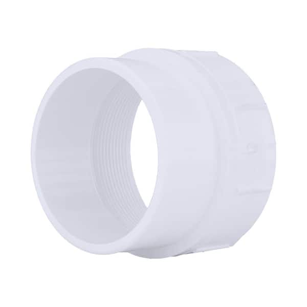 Charlotte Pipe 3 in. PVC DWV Fitting Cleanout Adapter