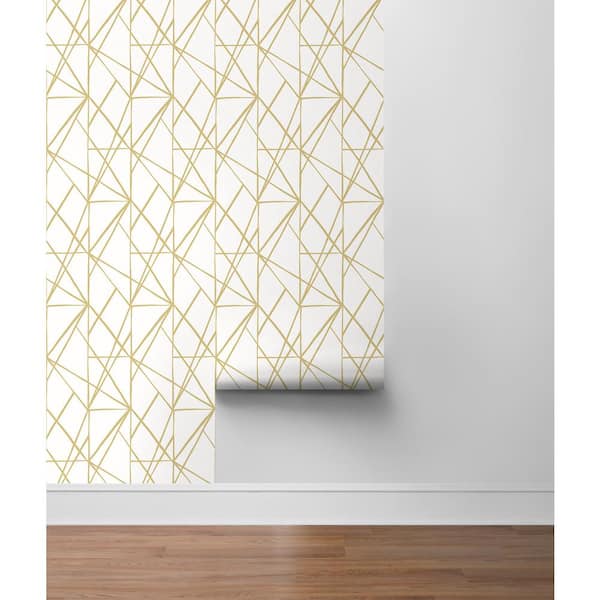 118X17.3Peel and Stick Wallpaper Gold and Green Contact Paper