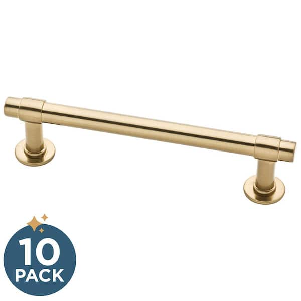 Franklin Brass 10-Pack Straight Bar 4 in. (102 mm) Classic Champagne Bronze Cabinet Drawer Pulls