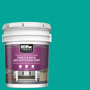 5 gal. #HDC-MD-22 Tropical Sea Textured Low-Lustre Enamel Interior/Exterior Porch and Patio Anti-Slip Floor Paint