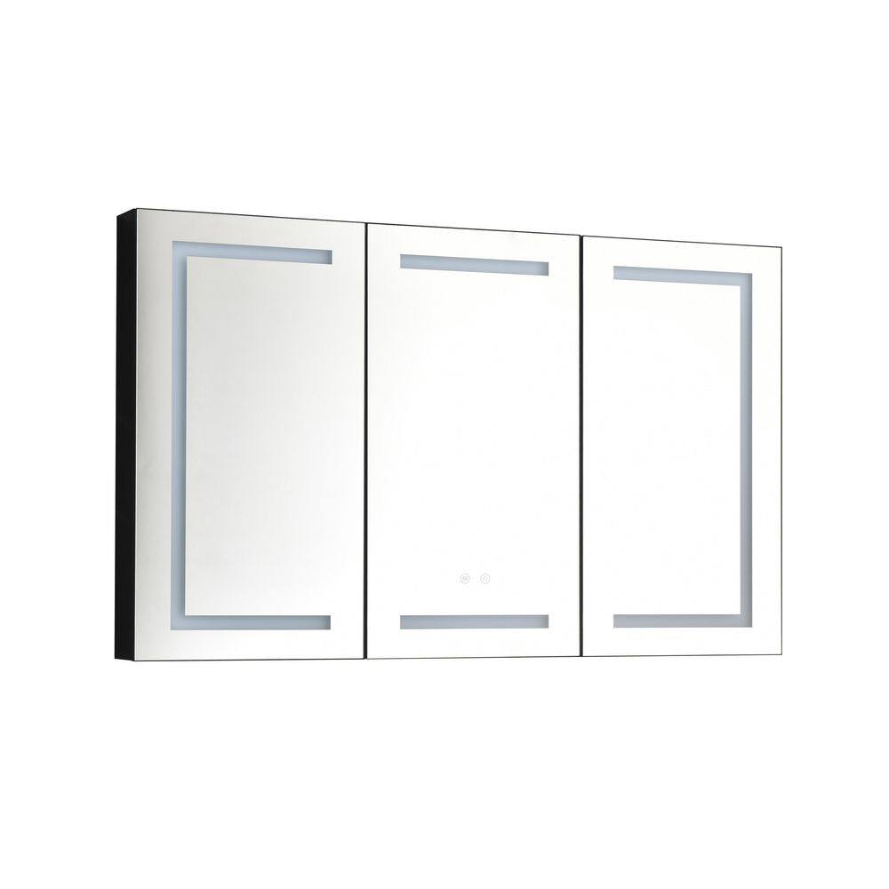 48 in. W x 30 in. H Rectangular Wall Medicine Cabinet with Mirror, Lights, Dimmer, Defogger, Clock price history on PriceWatchPro