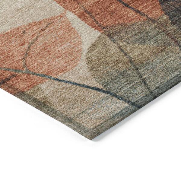 Chantille Machine Washable Indoor/Outdoor Abstract ACN1953 Beige 2 ft. 3 in. x 7 ft. 6 in. Runner Rug