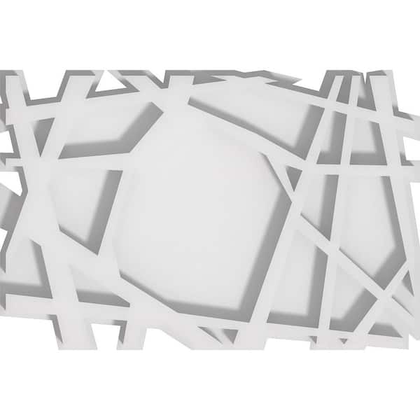Ekena Millwork 1 in. P X 10 in. W X 6-5/8 in. H Novo Architectural Grade PVC Contemporary Ceiling Medallion