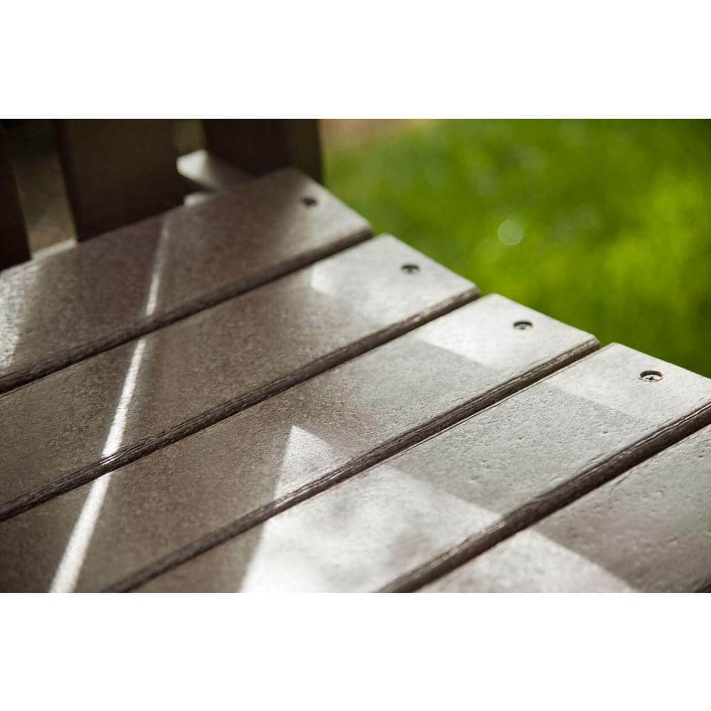 Mahogany 60" Recycled Plastic Outdoor Patio Bench