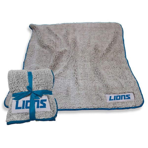 logobrands Detroit Lions Oatmeal Frosty Fleece Throw 611-25F-1 - The Home  Depot