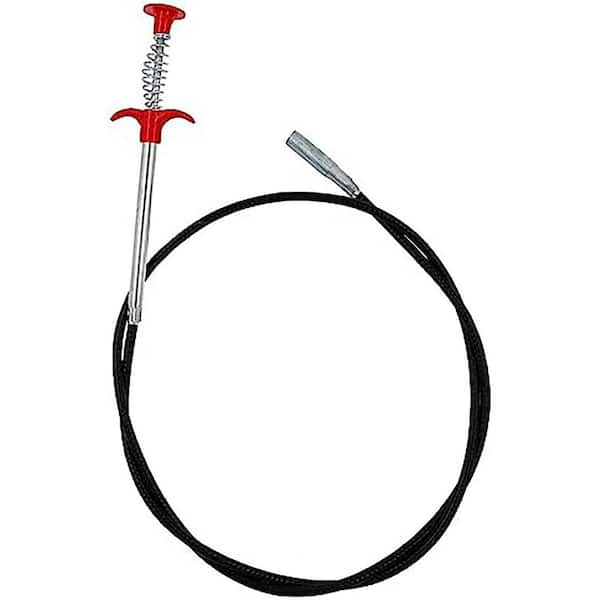 118.1 in. Drain Clog Remover Grabber Tool 4 Claws Hair Catcher Flexible Spring Pick Up for Sink Shower
