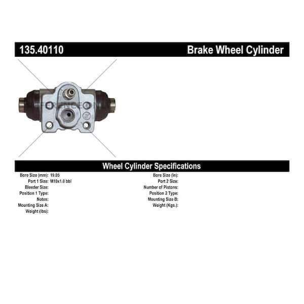 Centric Parts Drum Brake Wheel Cylinder 2001-2005 Honda Civic 1.7L