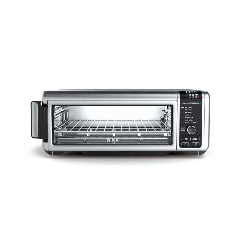 Stainless Steel Foodi Digital Air Fry Oven, Convection Oven, Toaster, Air Fryer, Flip-Away for Storage