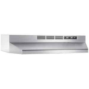 RL6200 Series 30 in. Ductless Under Cabinet Range Hood with Light in Stainless Steel