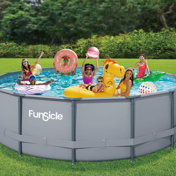 Raysfung 59x 59 inch above Ground Small Swimming Pool Square