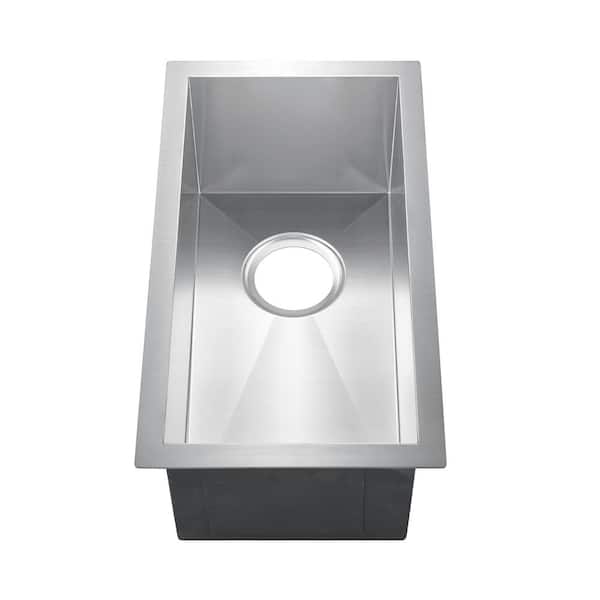 Ophelia Stainless Steel 11 in. 16-Gauge Single Bowl Undermount Kitchen Sink