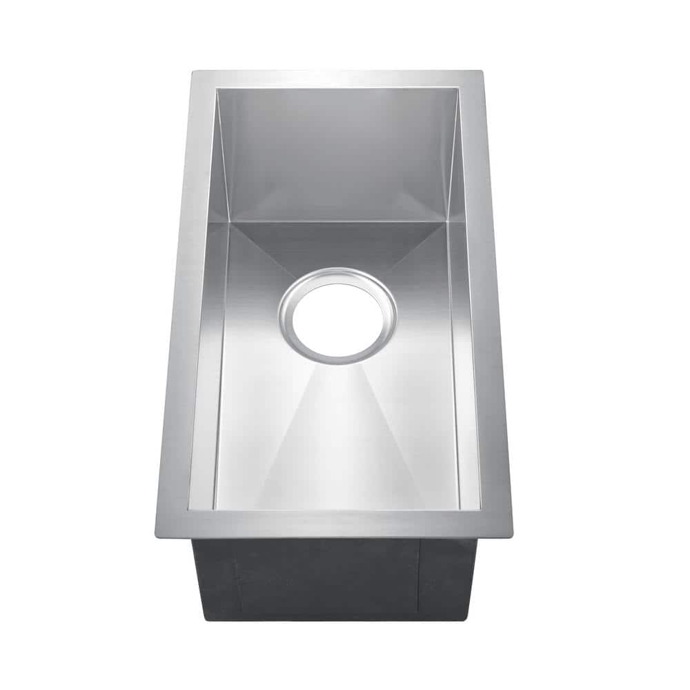 Ophelia 15'' Stainless Steel Undermount Single Bowl Kitchen Sink