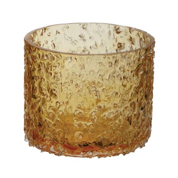 Titan Lighting 3 in. Sunglow Rock Salt Votive Candle Holder