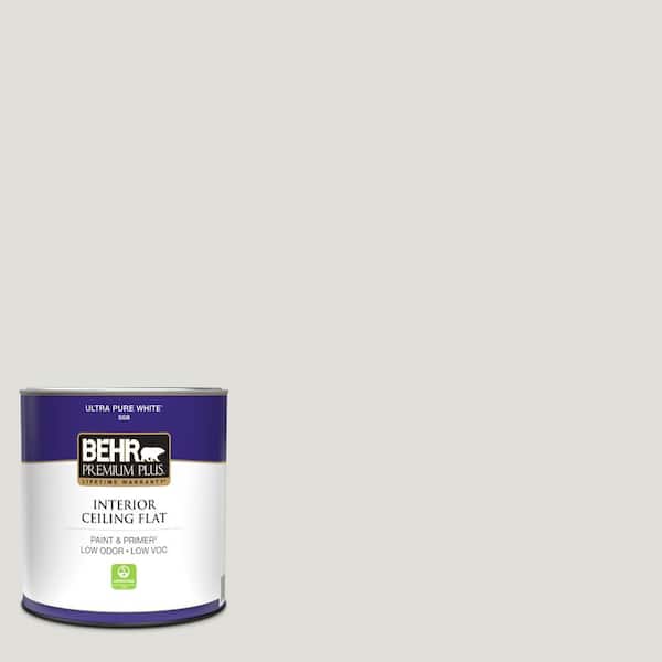 BEHR PREMIUM PLUS 1 qt. #MQ3-23 Statuesque Ceiling Flat Interior Paint