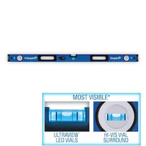 48 in. UltraView LED Magnetic Box Level
