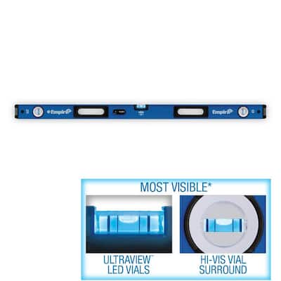 Empire 48 in. UltraView LED Magnetic Box Level EM95.48