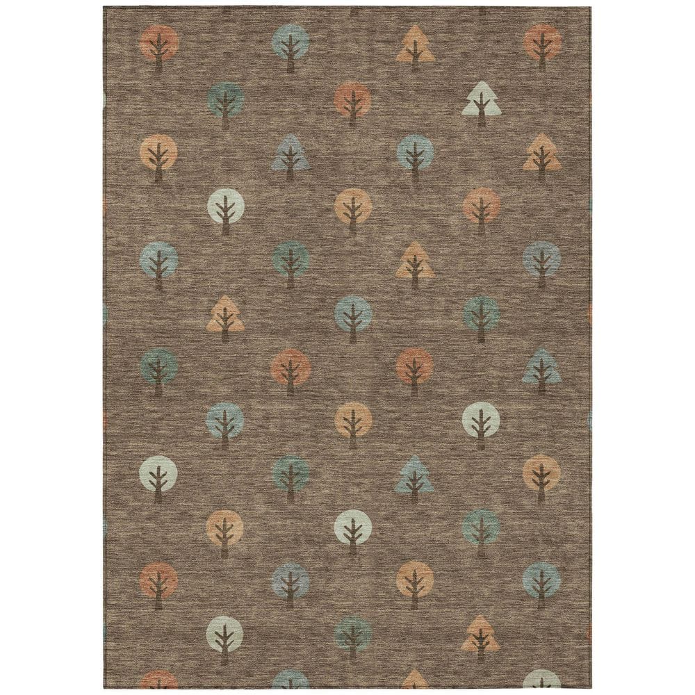 Chantille Machine Washable Indoor/Outdoor Abstract ACN2550 Brown 10 ft. x 14 ft. Area Rug price history on PriceWatchPro