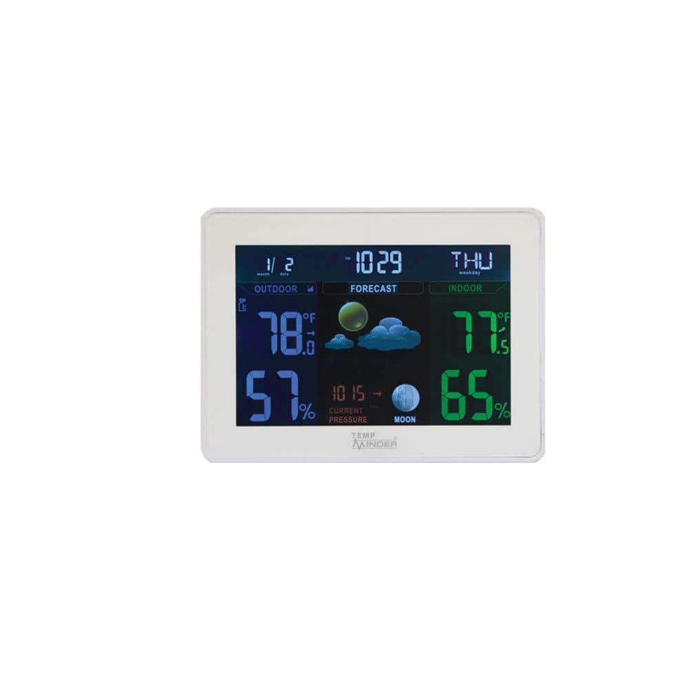 TempMinder 4-Zone Temperature, Humidity and Weather Station