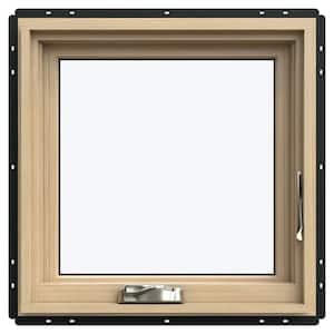 24 in. x 24 in. W-5500 Left-Hand Casement Wood Clad Window