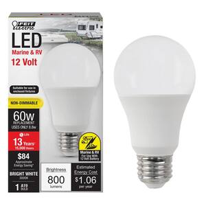 Feit Electric 12V 5-Watt T5 Wedge Base Xenon Bulbs - 12 Pack Soft White 2400K