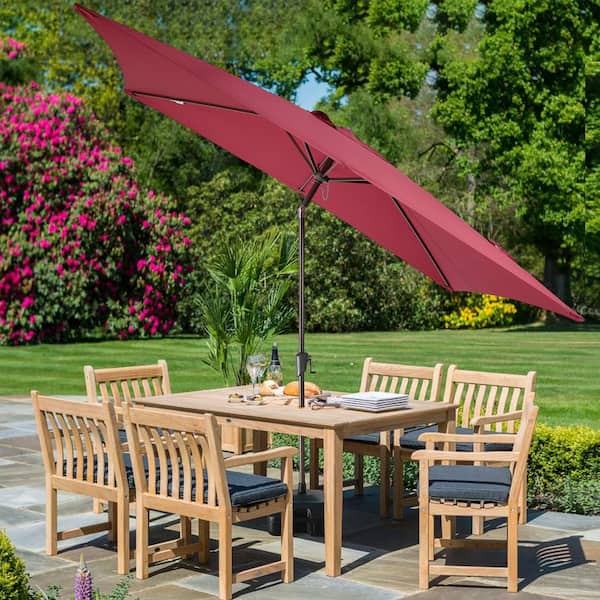Freestyle 7.5 ft. Rectangular Patio Umbrella, Outdoor Table Market
