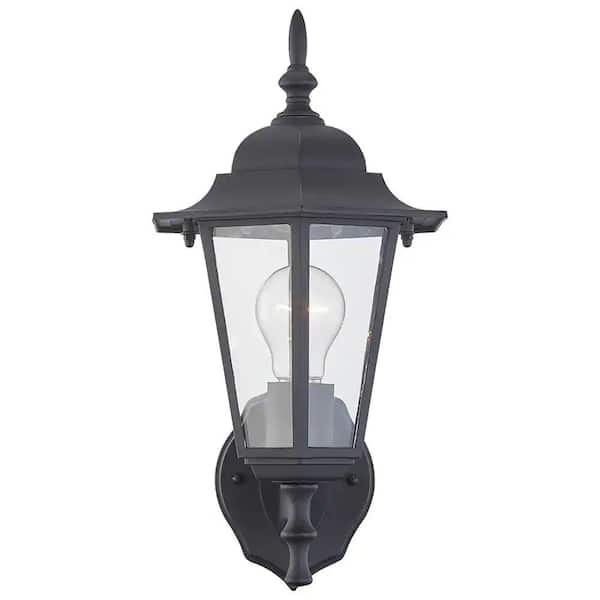 INNOBULE 1-Light Industrial Style Metal Matte Black Wall Sconce