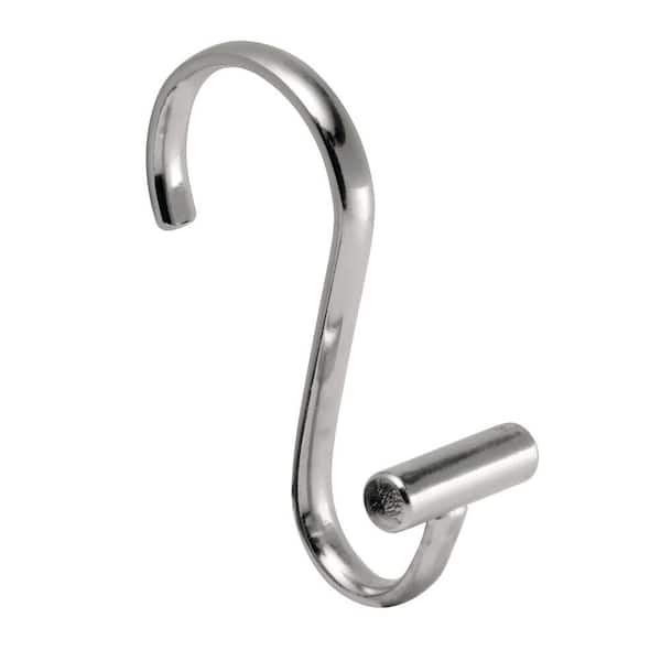 IDESIGN T-Bar Chrome Shower Curtain Hooks (Set of 12)
