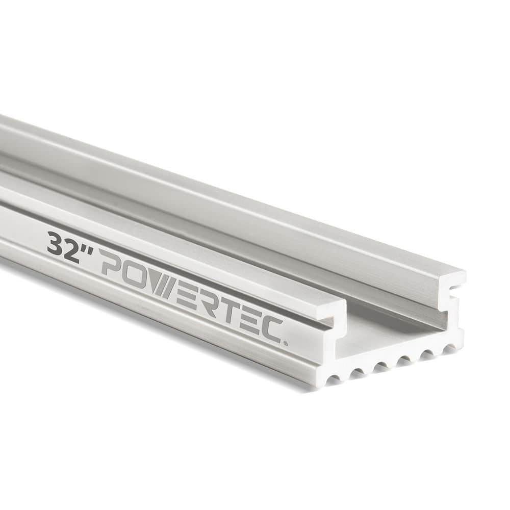 32 in. Aluminum Miter T-Track, For Benchtop Table Saws, Router Tables, Band Saws & 3/4 in. x 3/8 in. Miter Bar price history on PriceWatchPro