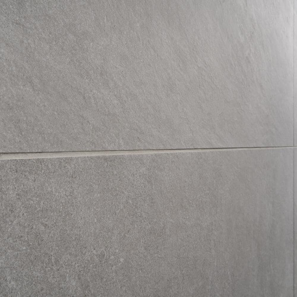 Silver Gray Large Format Matte Porcelain Tile 24x48