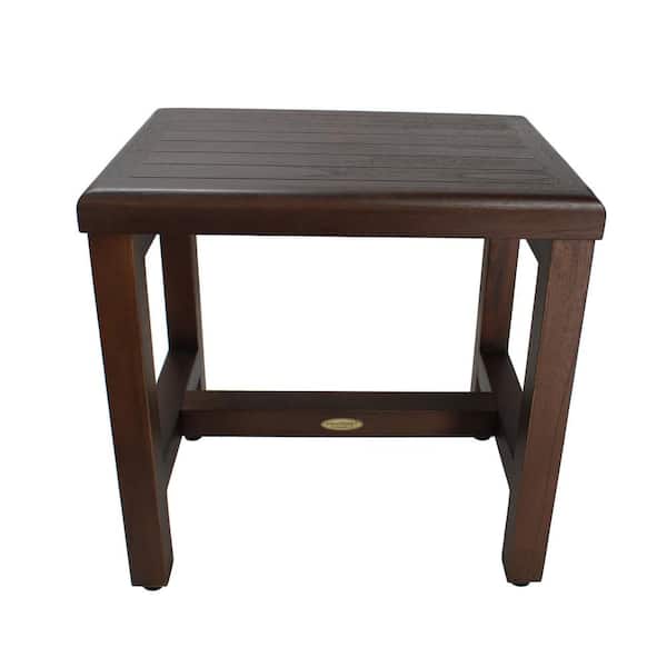 DecoTeak Classic 18 in. Teak Shower Bench
