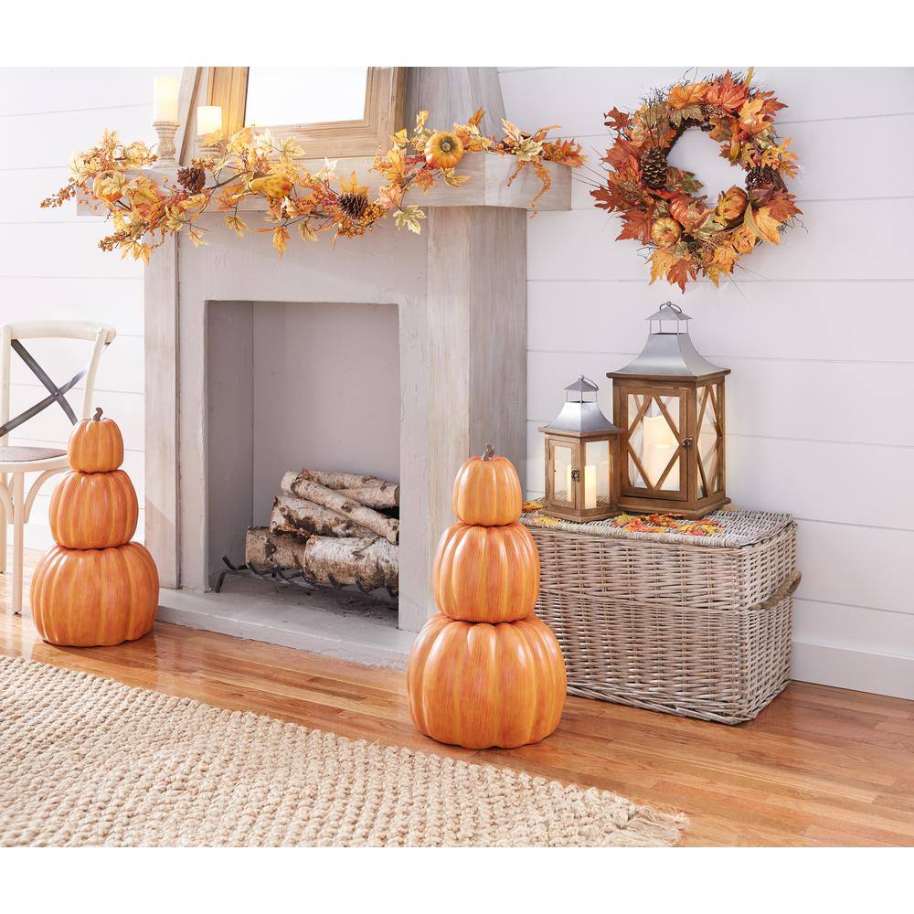 Coastal Cottage 4" Off-White Wood Pillar Candle Holder