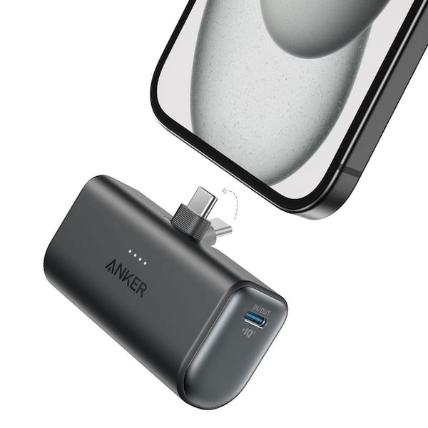 Anker Nano Power Bank 22.5-Watt with Built-In USB-C Connector