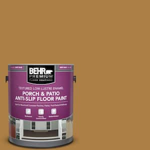 1 gal. #M280-7 24 Karat Textured Low-Lustre Enamel Interior/Exterior Porch and Patio Anti-Slip Floor Paint
