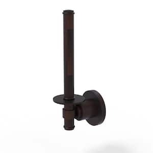 Washington Square Collection Upright Single Post Toilet Paper Holder in Venetian Bronze
