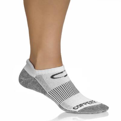 Large/X-Large White Copper Infused Support Socks (3-Pack)