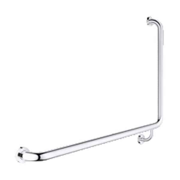 Essentials 38 in. Concealed Screw Grab Bar in Starlight Chrome